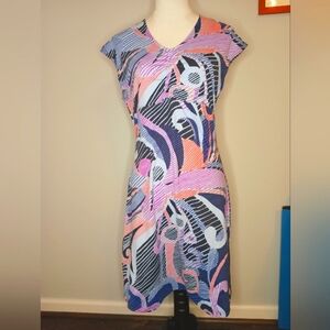 Title Nine Multicolor Abstract Mini Dress